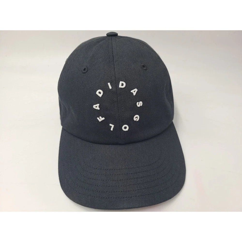 Adidas Golf Circle Logo‎ Strapback Adjustable Hat Cap Dad Men Women Black White